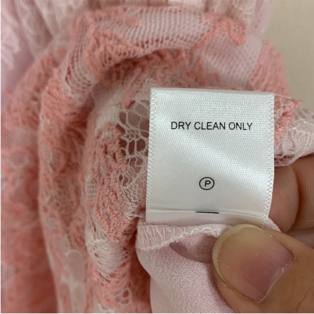X by NBD Ina Lace Mini Dress in Primrose Pink. Large. NWT. - Picture 7 of 11